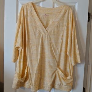 3/4 blouse with pockets